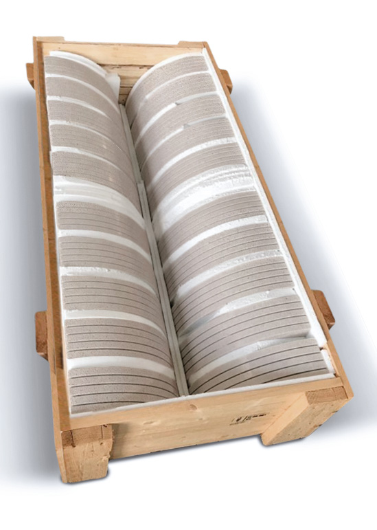 imballaggio mensole beige